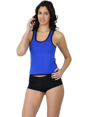 MTM My The Mall Giyim Mavi Mı 9157 Terlemeyi Sağlayan Kısa Atlet