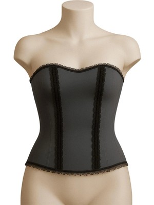 MTM My The Mall Giyim Gri Mı Emay 9155 F Fırfırlı Terletici Büstiyer