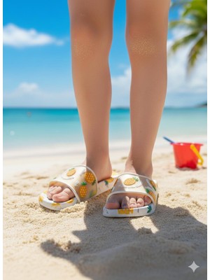 Pearnight Gezer Kız Çocuk Plaj Havuz Sokak Banyo Kaydırmaz Terlik