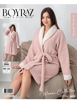MTM My The Mall Giyim Boyraz 0046 Kadın Sharpi Welsolf Sabahlık