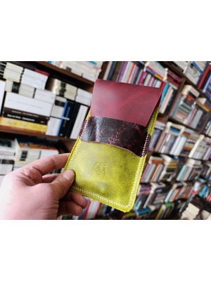 Mahfuz Leather Gerçek Deri Özel Kalemleriniz Için Kalemlik Kalem Kutu ( 5*6 Kalem Için ) 28 cm \ 9.5 cm NLU333