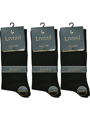 MTM My The Mall Giyim Livoni Dikişsiz Bambu Erkek  Soket Çorap 3 Adet