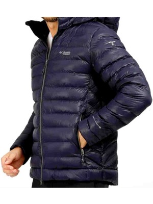 Columbia Titanium Alpha Termal Lacivert Slim Fit Mont