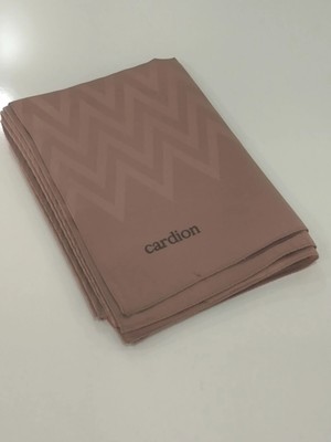 Cardion Jakarlı Şal Zigzag Desen Sogan Kabuğu