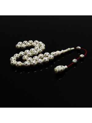 Tesbih Rüyası  Özel Tasarım Koleksiyonluk Altın Işlemeli Doğal Materyald