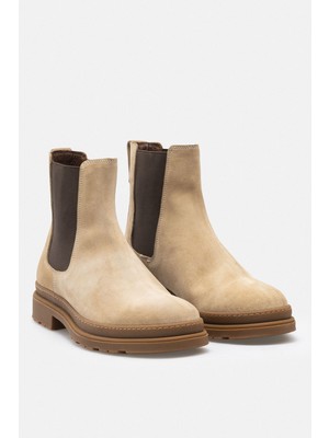 Rujo Verona El Yapımı Hakiki Süet Deri Erkek Chelsea Bot