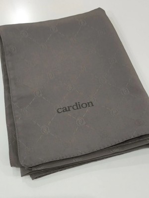 Cardion Jakarlı Şal Monogram Desen Koyu Vizon