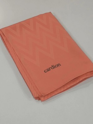 Cardion Jakarlı Şal Zigzag Desen Mercan