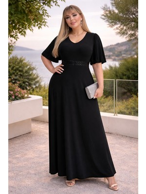 Büyük Beden Uzun Elbise
