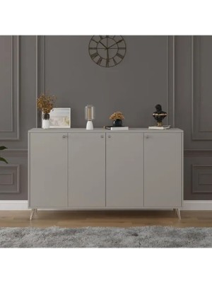 Kone Haus Sittench Kül Gri 150 cm Modern Konsol KH2662