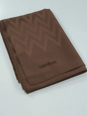 Cardion Jakarlı Şal Zigzag Desen Bakır