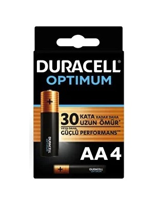 Duracell Optimum 4lü Aa Kalem Pil (4 Adet)