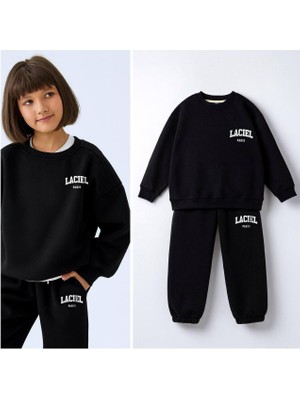 La'ciel Paris Winter Club Siyah Pamuklu Takım