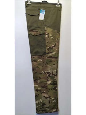 Beyzdenim Haki Kamuflaj Çulluk Avcı Pantolonu Power Likra