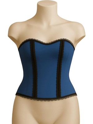 MTM My The Mall Giyim Mavi Mı Emay 9155 F Fırfırlı Terletici Büstiyer