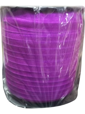 Çamaşır Lastiği Düz 1 cm  75 Metre 1 Top Mor