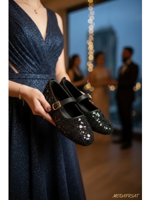 Moda Fırsat Kadın Babet Içeri Dışarı Ofis Günlük Ayakkabı