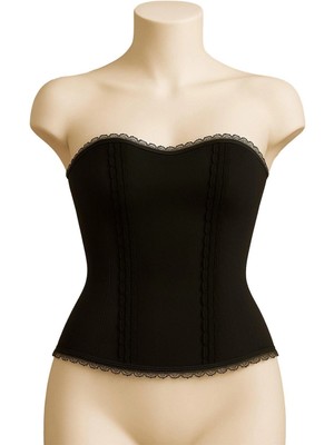 MTM My The Mall Giyim Siyah Mı Emay 9155 F Fırfırlı Terletici Büstiyer