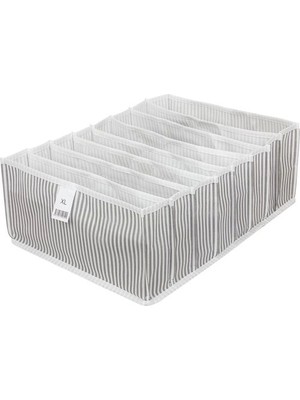 Aesco 8 Bölmeli Dolap ve Çekmece Içi Düzenleyici Akordiyon Organizer L-00517 (3 Adet) ( Lisinya )