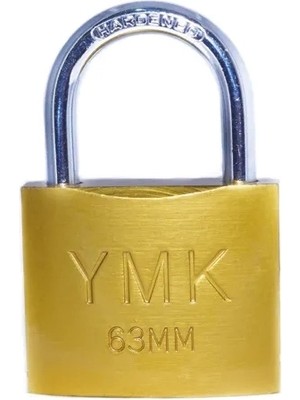 İnura Global Eko Sarı Boyalı Kısa Kancalı Asma Kilit 63MM