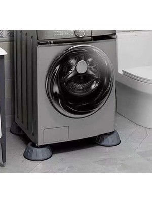 EkoAlışverişDünyam Çamaşır Makinesi Kayma ve Titreşim Engelleyici - Gürültü Emici Aparatlar 4 Lü Set