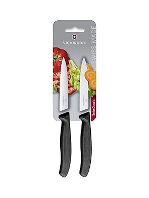Starseven Victorinox Mutfak Bıçağı Swiss Bıçağı 1 Dalga 1 Normal Siyah Blister Uzunluk: 10 Cm, 6