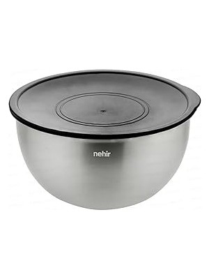 Starseven Nehir Silver Çelik 9 Parça Karıştırma Kabı Takımı