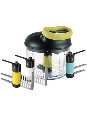 Starseven Maxi Kit 900 ml Buz Kırıcı &amp; 3 Bıçaklı Manuel Rondo