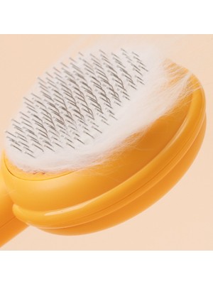 NW NessiWorld Hamburger Şekilli Otomatik Temizlenen Evcil Hayvan Fırçası