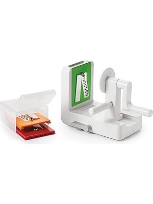 Starseven Oxo - Good Grips Sebze Kesicisi/spiral Çok Renkli Paslanmaz Çelik Bıçaklar (Beyaz, Yeşil, Tu