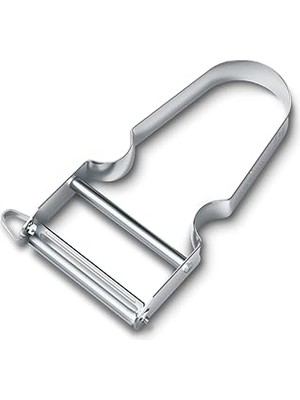 Starseven Victorinox Tasarruflu Soyucu, Patates Soyucu, Iki Bıçaklı, Sarkaç Bıçaklı, Ekstra Keskin, Meta