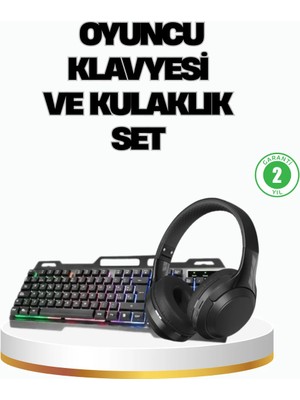 Esranın Dünyası HN01 Kulaklık + PG-8018 Oyuncu Klavyesi Set RSLMS34-ESRDNS