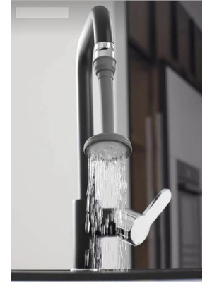 EkoAlışverişDünyam Ayarlanabilir Şelale Musluk Ucu - Antrasit