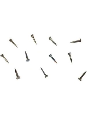 İnura Global Klips, Menteşe, Ayağı Çivisi 9mm Çelik - Nikel 10GR