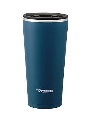 Starseven Zojirushi SX-FSE45 Süzgeçli Kapak Vakumlu Termos Bardak 0.45L Lacivert