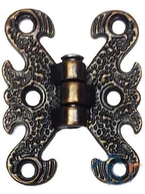 İnura Global Zamak Kelebek Menteşe - Küçük, 30X40MM, Oksit, 100 Adet