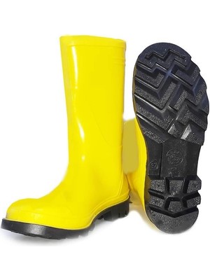 Aylina Mey Ithalat® Gezer Pvc Kısa Çizme Sarı 39 Numara