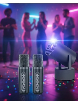 Makay Android Sistemli Projeksiyon Kareoke Cihazı 180° Döner Başlıklı