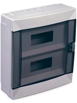 Aylina Mey Ithalat® Kapeks 24 Lü Sıva Üstü Plastik Sigorta Kutusu