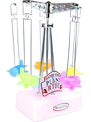 Aylina Mey Ithalat®  Hareketli Uçaklı Kurmalı Hediyelik Küçük Müzik Kutusu Aleti