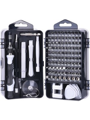 Aylina Mey Ithalat®  115 In 1 Hassas Tornavida Onarım Alet Manyetik Sürücü Kitli Elektronik Hassas Tornavida Seti