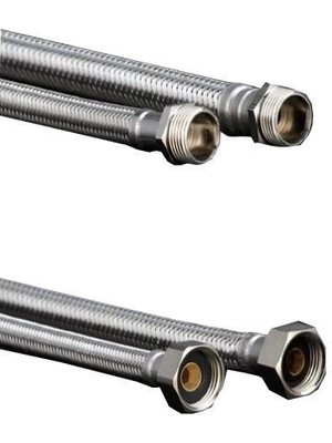 Aylina Mey Ithalat® 3/8x3/8 Nipelli Flex Hortum 30 cm
