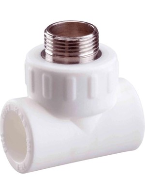 Aylina Mey Ithalat® Pvc Boru Pprc Dış Dişli Te 20X1/2'' 10 Adet