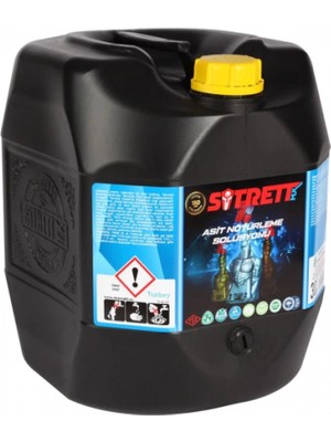 Aylina Mey Ithalat® Sitrett Mx Asit Nötrleme Solüsyonu 20 Kg.