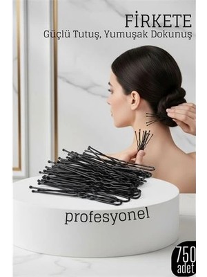 Aylina Mey Ithalat® 750’LI Siyah Saç Firketesi Profesyonel Saç Şekillendirme Için