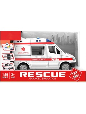 NW NessiWorld WY590E Işıklı Sesli Ambulans -Psf