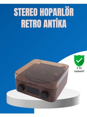 Aylina Mey Ithalat® Stereo Bluetooth Hoparlör – Gece Lambalı ve Saat Göstergeli