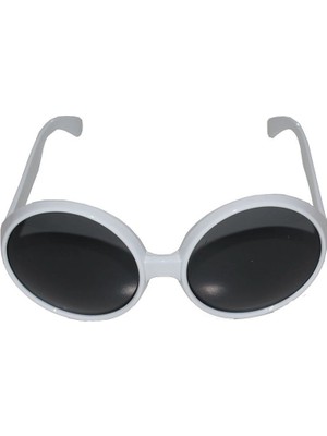 Aylina Mey Ithalat®  80 Li Yıllar Beyaz Renk Nostalji Yeşilçam Parti Gözlüğü