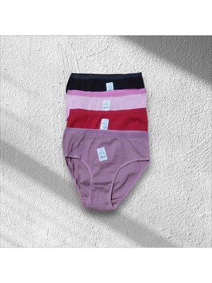 Karışık Renkli 4'lü Büyük Beden Kilot