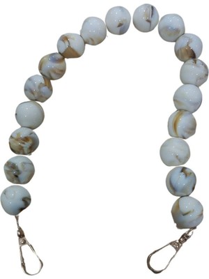 Epilons Çanta Askısı 40 cm Akrilik Yuvarlak Krem